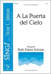 A la Puerta del Cielo SSA choral sheet music cover